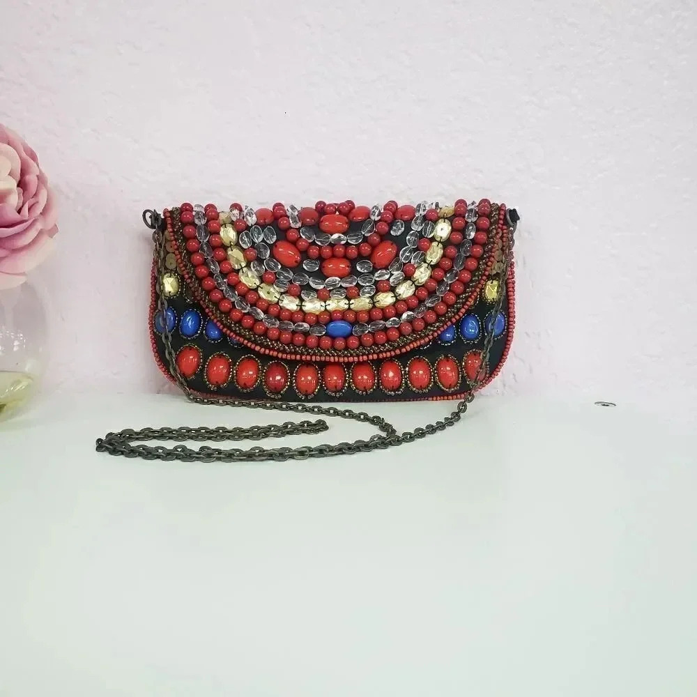 Moyna Custom Beaded/Sequin Clutch/Bag